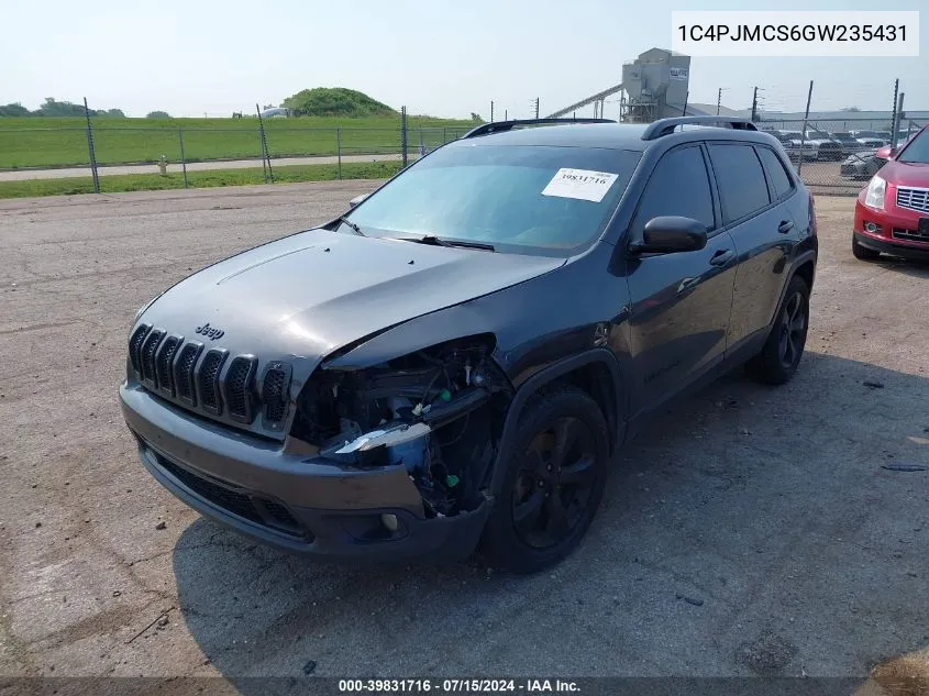 1C4PJMCS6GW235431 2016 Jeep Cherokee Altitude