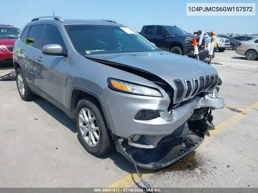 2016 Jeep Cherokee Latitude VIN: 1C4PJMCS6GW157572 Lot: 39851911