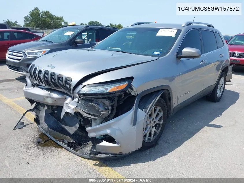 2016 Jeep Cherokee Latitude VIN: 1C4PJMCS6GW157572 Lot: 39851911