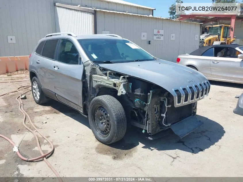 2016 Jeep Cherokee Latitude VIN: 1C4PJLCB2GW264077 Lot: 39972031