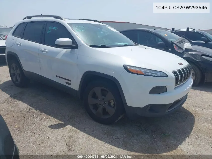 1C4PJLCS2GW293546 2016 Jeep Cherokee 75Th Anniversary