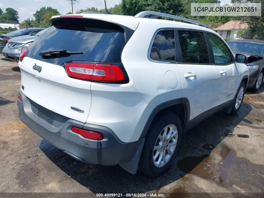 1C4PJLCB1GW212651 2016 Jeep Cherokee Latitude