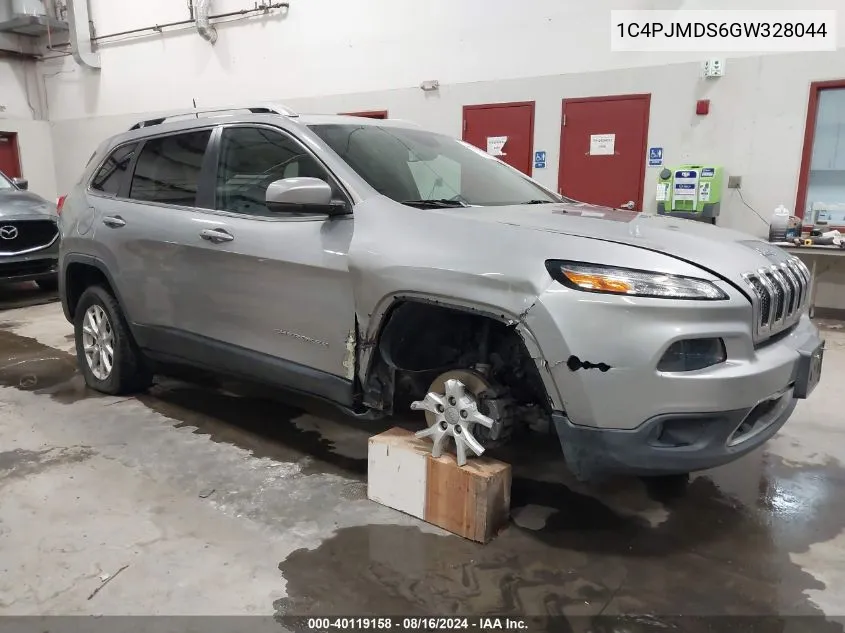 2016 Jeep Cherokee Limited VIN: 1C4PJMDS6GW328044 Lot: 40119158