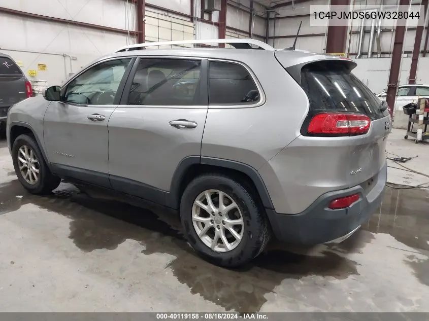 2016 Jeep Cherokee Limited VIN: 1C4PJMDS6GW328044 Lot: 40119158