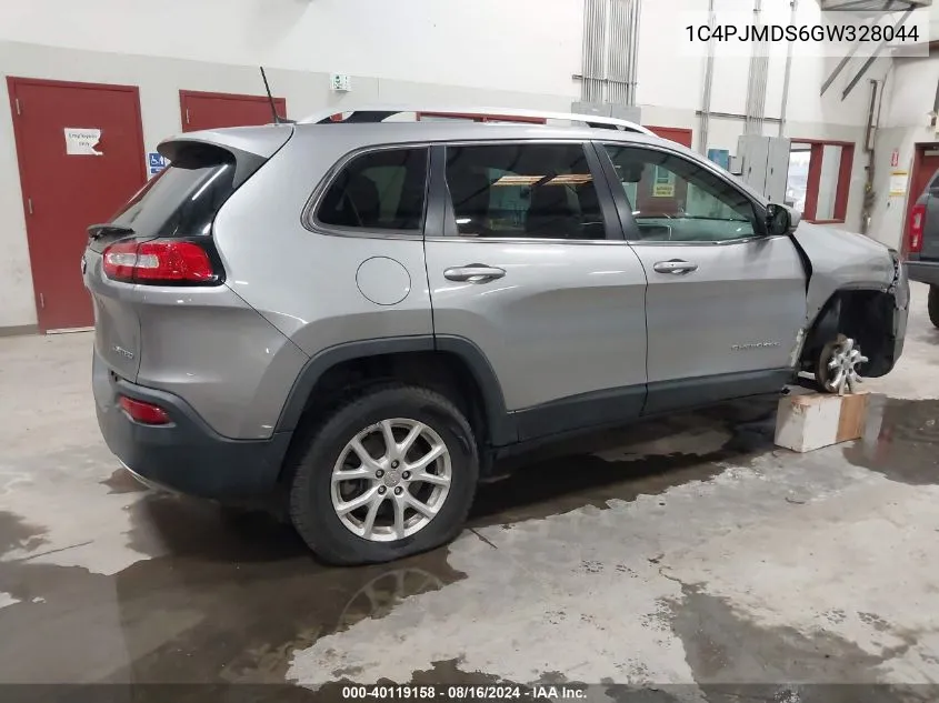 2016 Jeep Cherokee Limited VIN: 1C4PJMDS6GW328044 Lot: 40119158