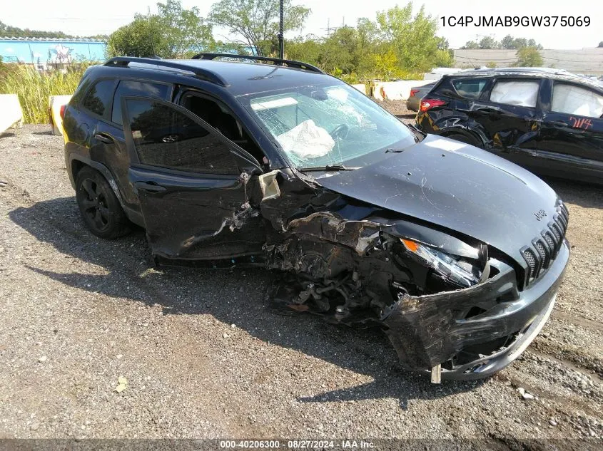 2016 Jeep Cherokee Altitude VIN: 1C4PJMAB9GW375069 Lot: 40206300