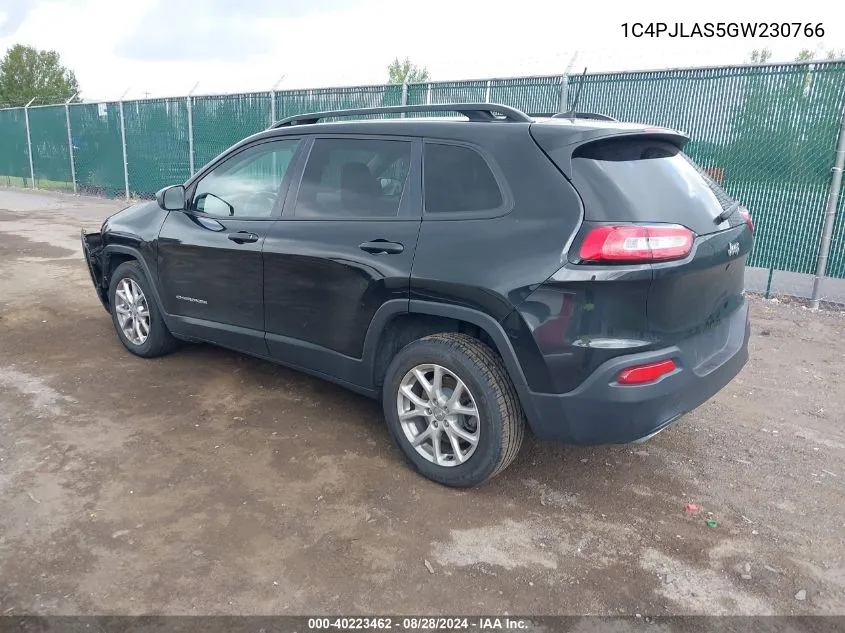 2016 Jeep Cherokee Sport VIN: 1C4PJLAS5GW230766 Lot: 40223462