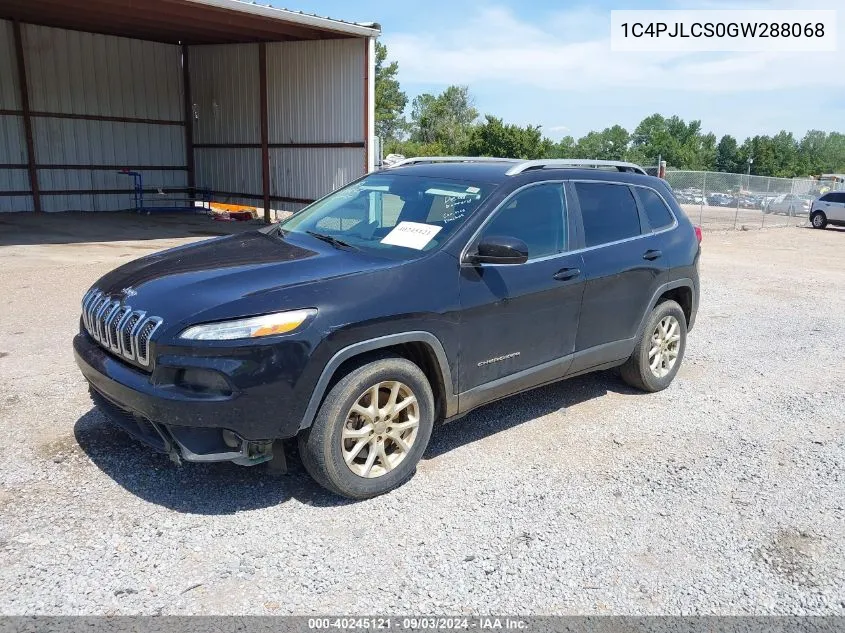 1C4PJLCS0GW288068 2016 Jeep Cherokee Latitude