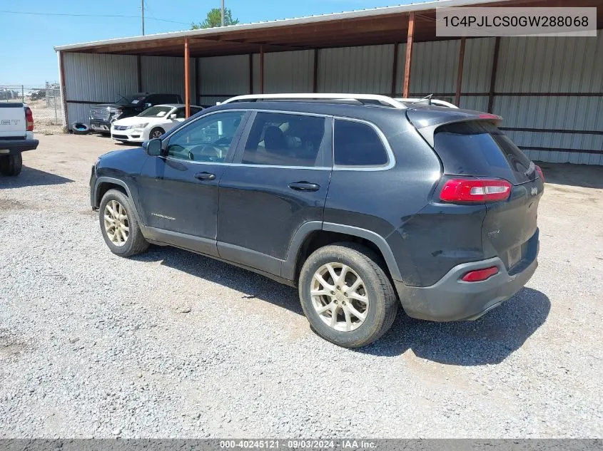 2016 Jeep Cherokee Latitude VIN: 1C4PJLCS0GW288068 Lot: 40245121