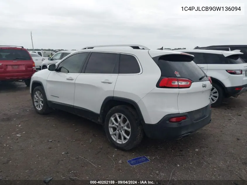 1C4PJLCB9GW136094 2016 Jeep Cherokee Latitude