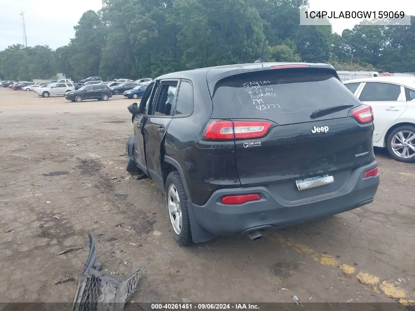 1C4PJLAB0GW159069 2016 Jeep Cherokee Sport