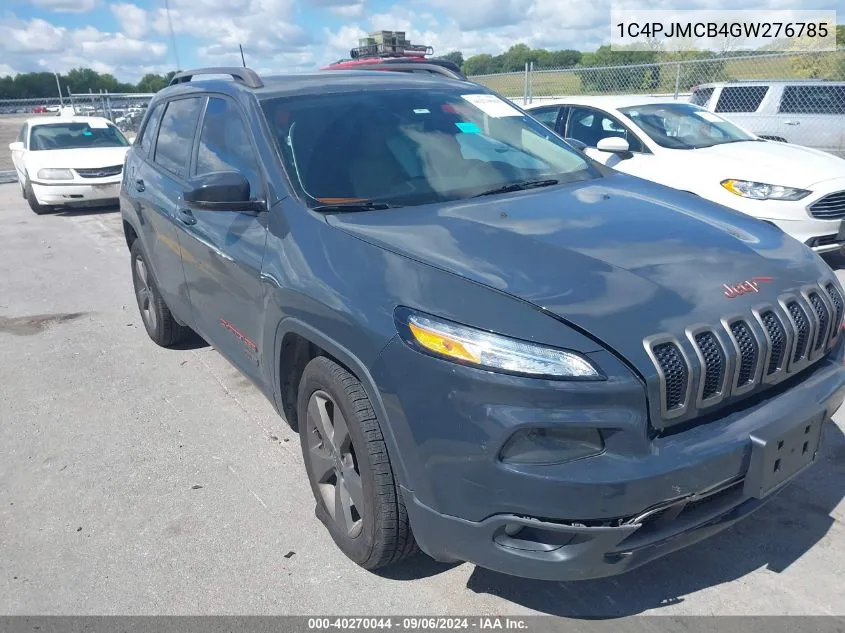 2016 Jeep Cherokee 75Th Anniversary VIN: 1C4PJMCB4GW276785 Lot: 40270044