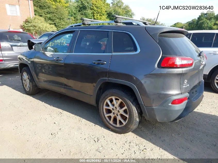 2016 Jeep Cherokee Latitude VIN: 1C4PJMCS2GW283640 Lot: 40290892