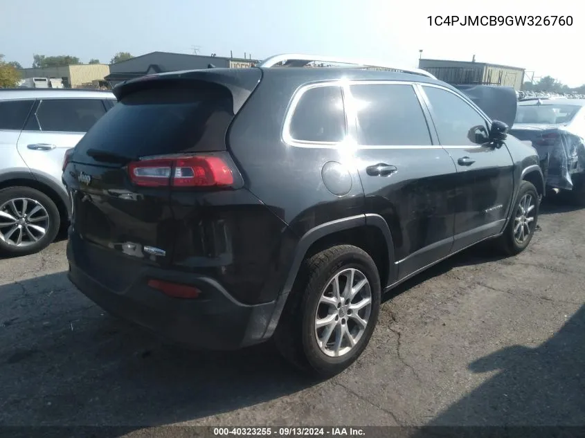 1C4PJMCB9GW326760 2016 Jeep Cherokee Latitude