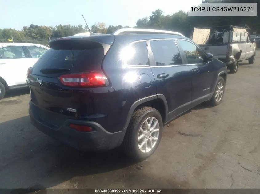 1C4PJLCB4GW216371 2016 Jeep Cherokee Latitude