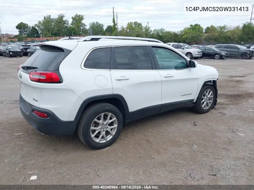 1C4PJMCS2GW331413 2016 Jeep Cherokee Latitude