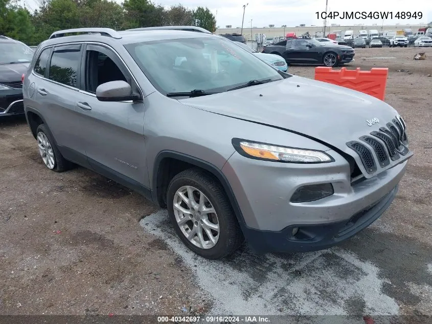 1C4PJMCS4GW148949 2016 Jeep Cherokee Latitude