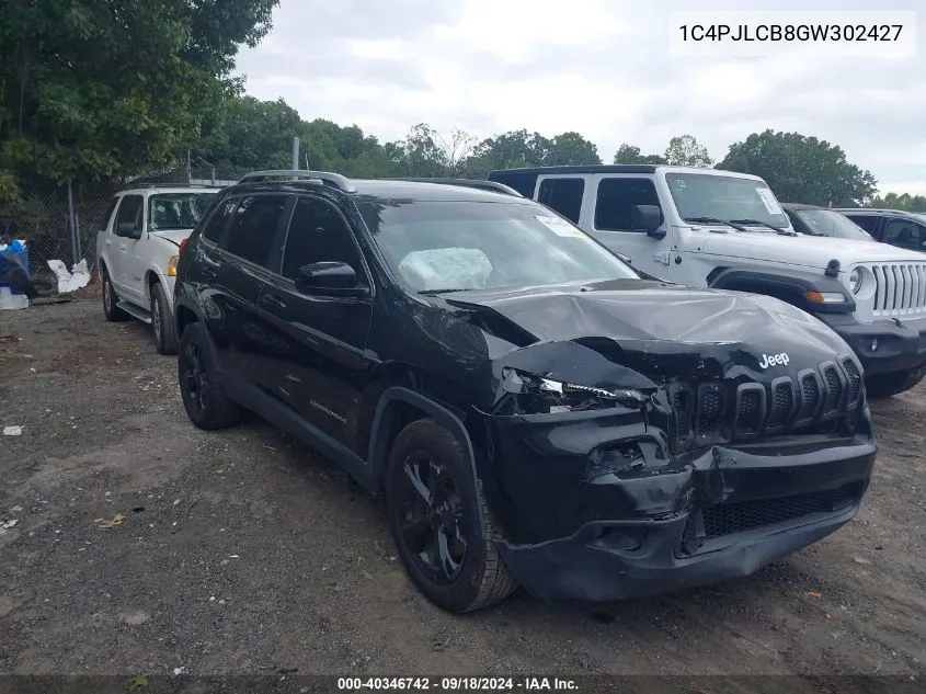 2016 Jeep Cherokee Latitude VIN: 1C4PJLCB8GW302427 Lot: 40346742