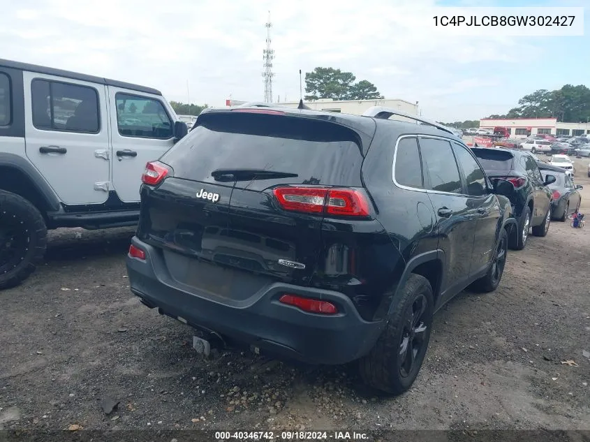 2016 Jeep Cherokee Latitude VIN: 1C4PJLCB8GW302427 Lot: 40346742