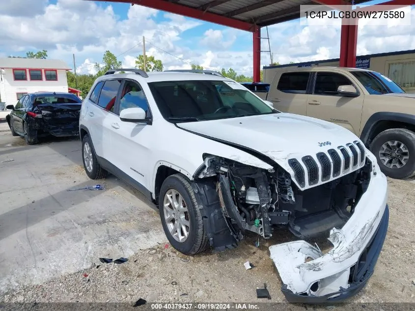 1C4PJLCB0GW275580 2016 Jeep Cherokee Latitude