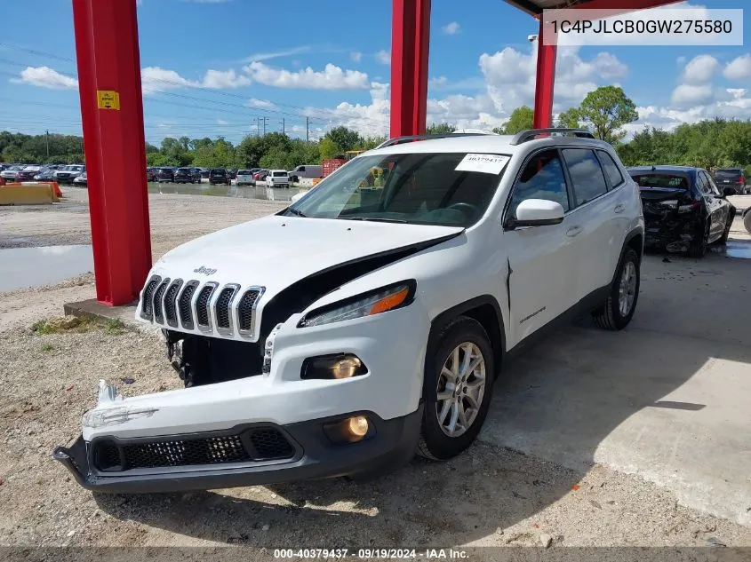 2016 Jeep Cherokee Latitude VIN: 1C4PJLCB0GW275580 Lot: 40379437