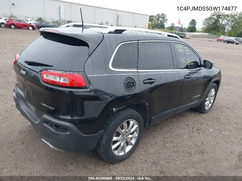 1C4PJMDS5GW174877 2016 Jeep Cherokee Limited