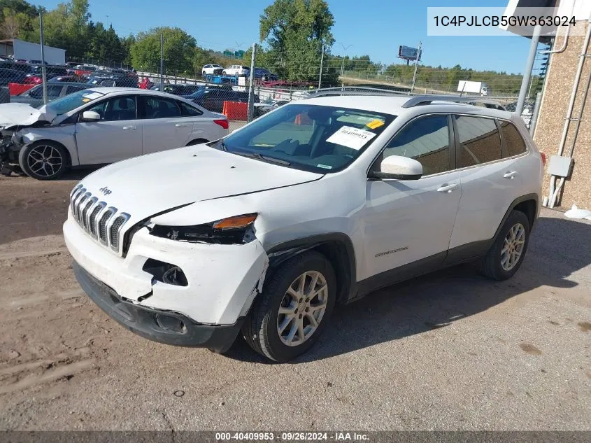 1C4PJLCB5GW363024 2016 Jeep Cherokee Latitude