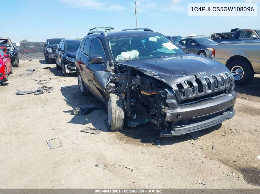 2016 Jeep Cherokee Latitude VIN: 1C4PJLCS5GW108096 Lot: 40418801