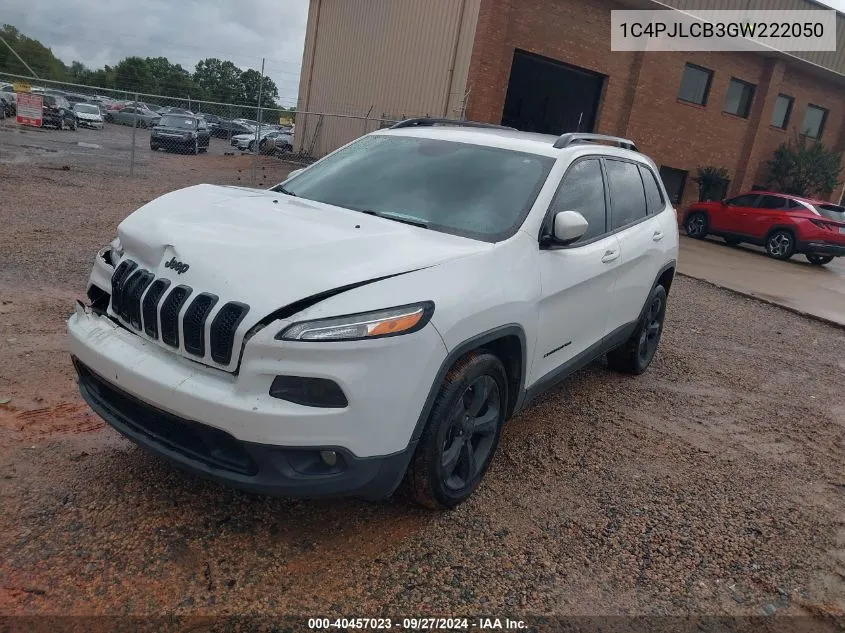 2016 Jeep Cherokee Altitude VIN: 1C4PJLCB3GW222050 Lot: 40457023