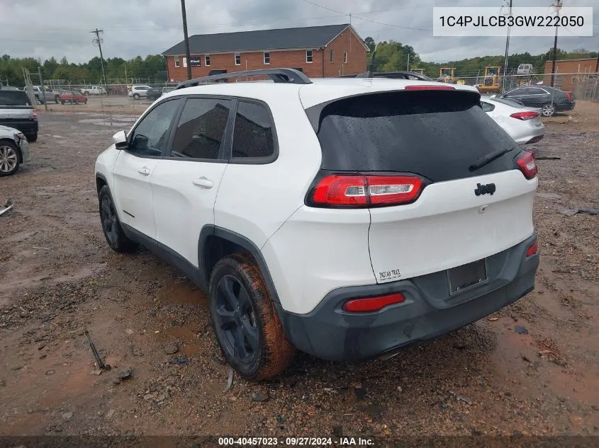 2016 Jeep Cherokee Altitude VIN: 1C4PJLCB3GW222050 Lot: 40457023