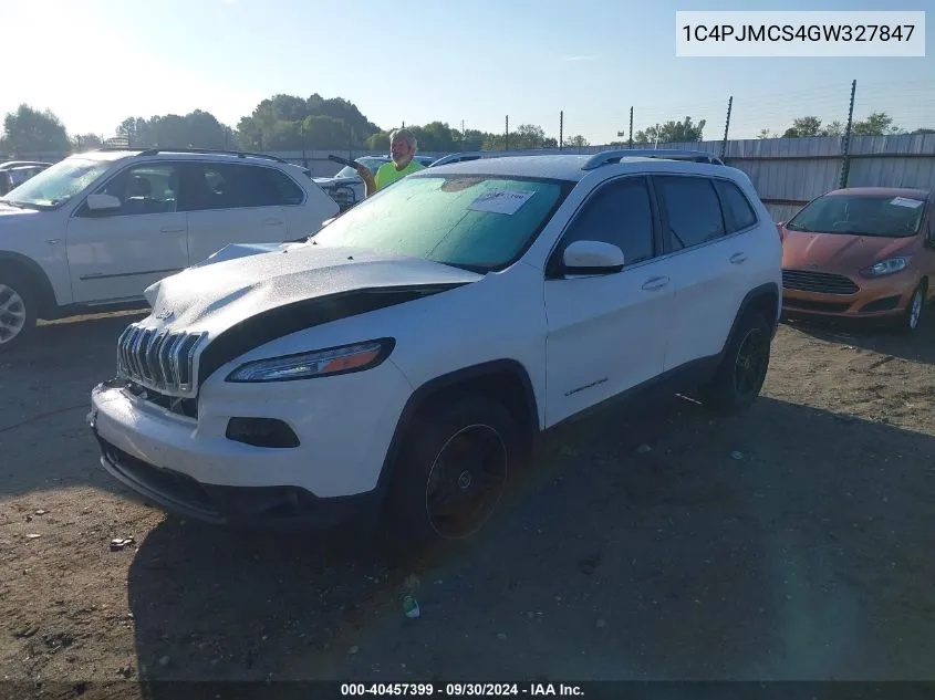 2016 Jeep Cherokee Latitude VIN: 1C4PJMCS4GW327847 Lot: 40457399