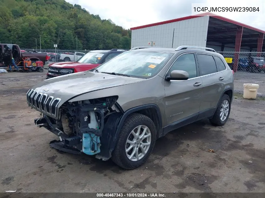 2016 Jeep Cherokee Latitude VIN: 1C4PJMCS9GW239084 Lot: 40467343