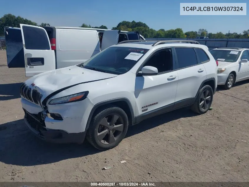 2016 Jeep Cherokee 75Th Anniversary VIN: 1C4PJLCB1GW307324 Lot: 40500287