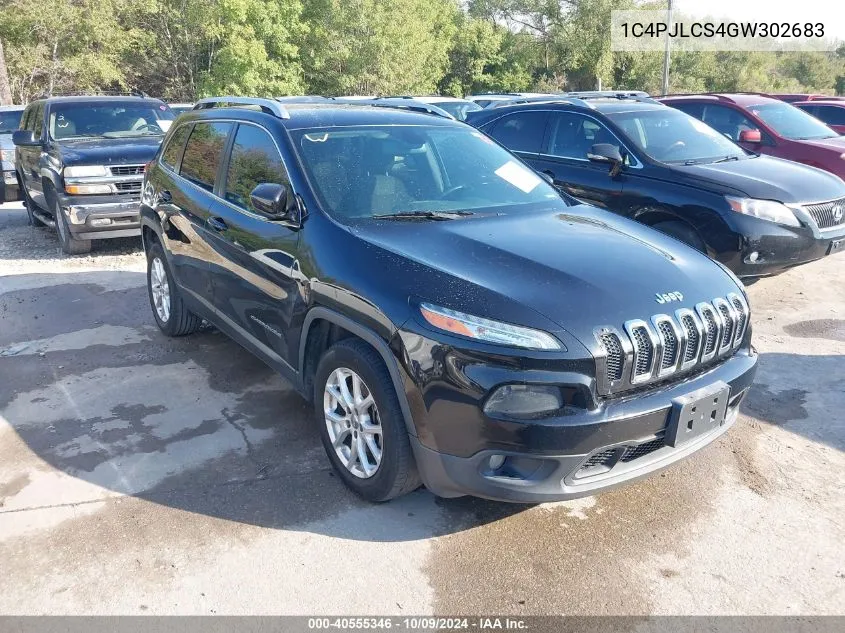 2016 Jeep Cherokee Latitude VIN: 1C4PJLCS4GW302683 Lot: 40555346