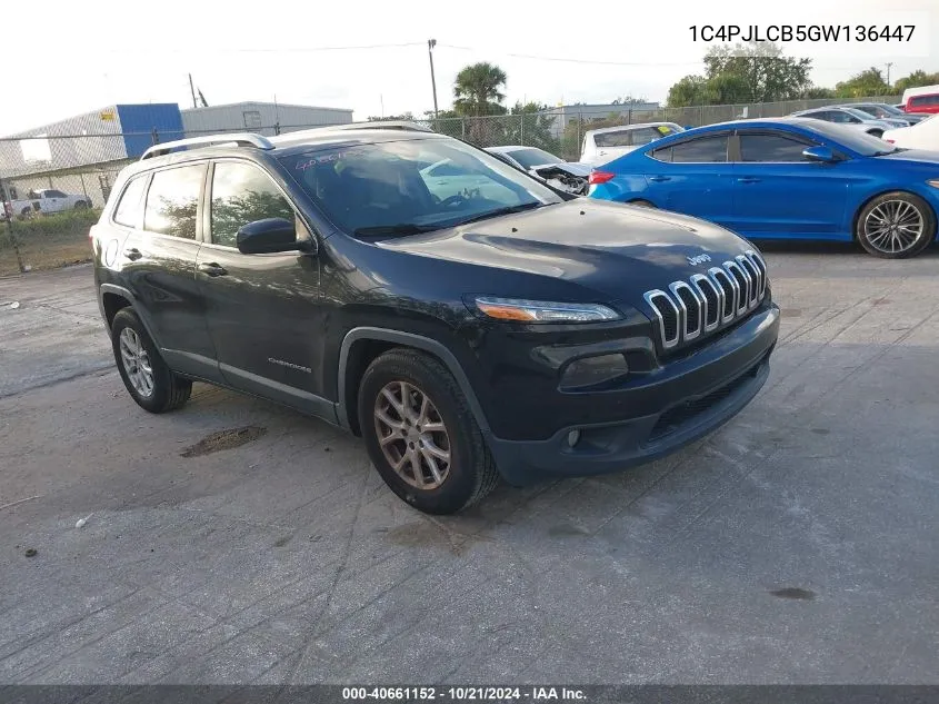 1C4PJLCB5GW136447 2016 Jeep Cherokee Latitude