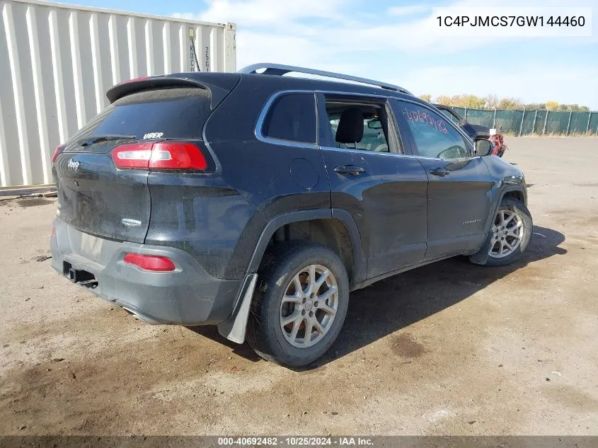 2016 Jeep Cherokee North VIN: 1C4PJMCS7GW144460 Lot: 40692482