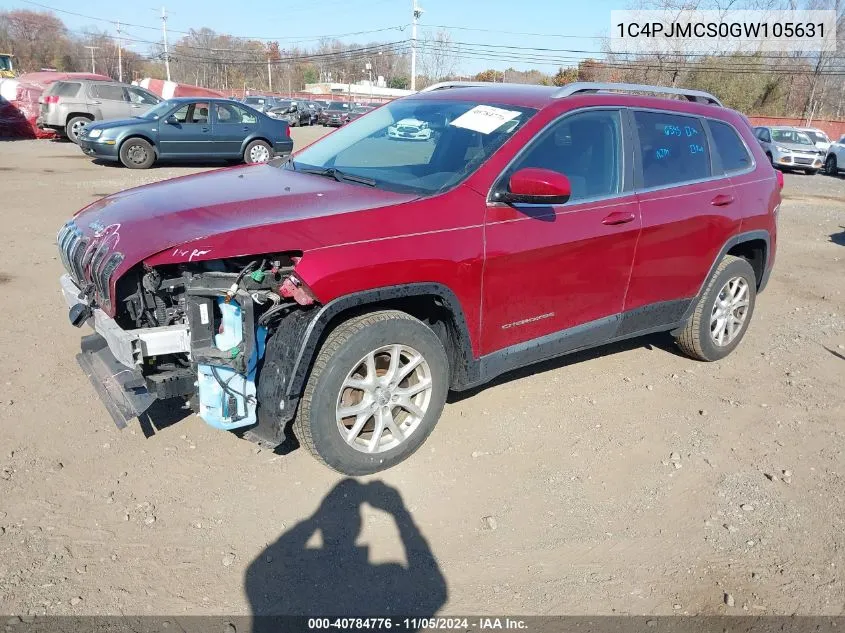 2016 Jeep Cherokee Latitude VIN: 1C4PJMCS0GW105631 Lot: 40784776