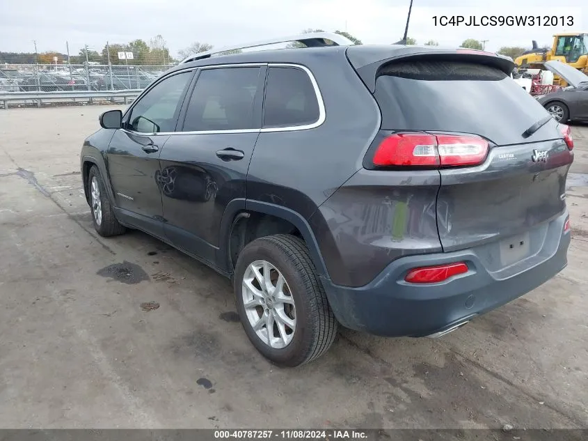 2016 Jeep Cherokee Latitude VIN: 1C4PJLCS9GW312013 Lot: 40787257