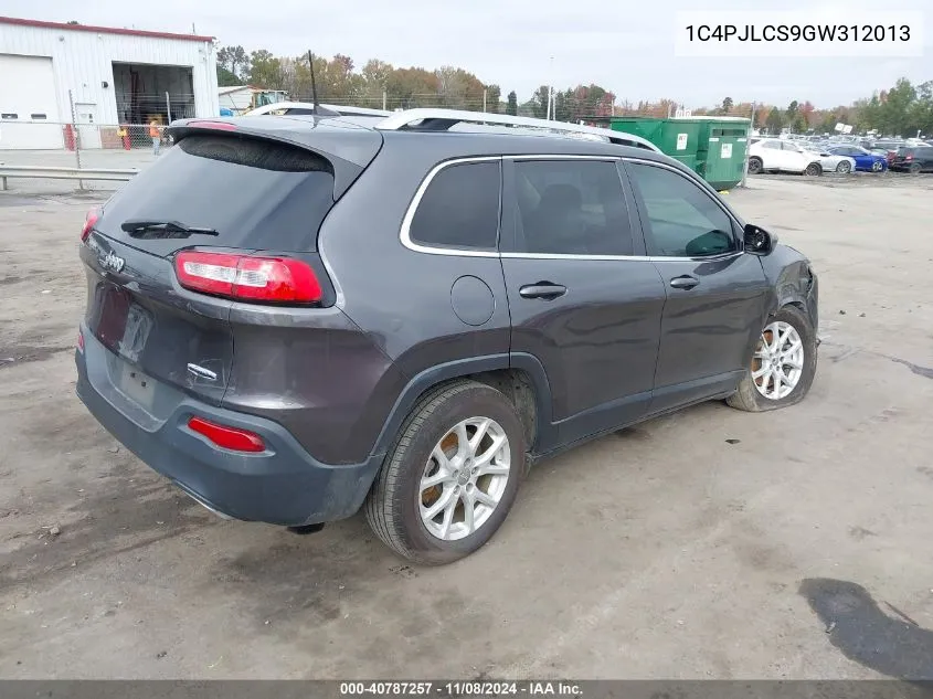 2016 Jeep Cherokee Latitude VIN: 1C4PJLCS9GW312013 Lot: 40787257