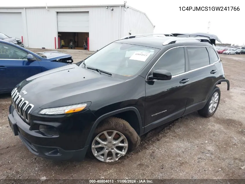 2016 Jeep Cherokee Latitude VIN: 1C4PJMCS1GW241766 Lot: 40804013