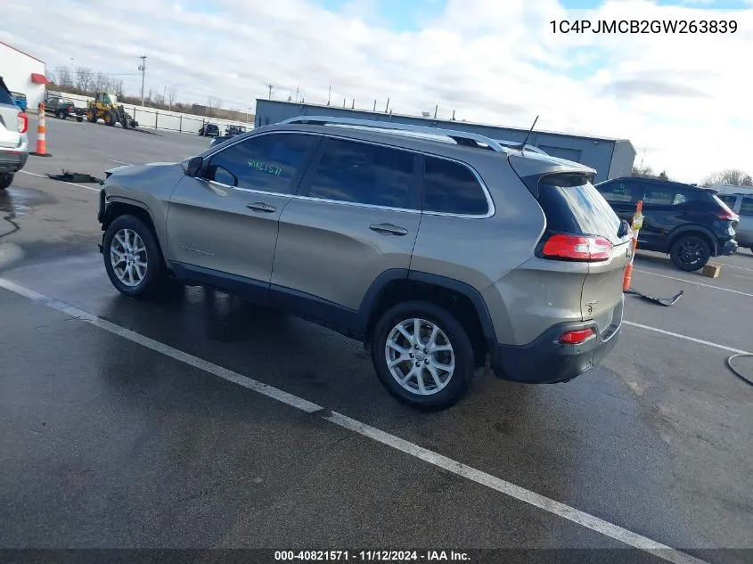 1C4PJMCB2GW263839 2016 Jeep Cherokee Latitude