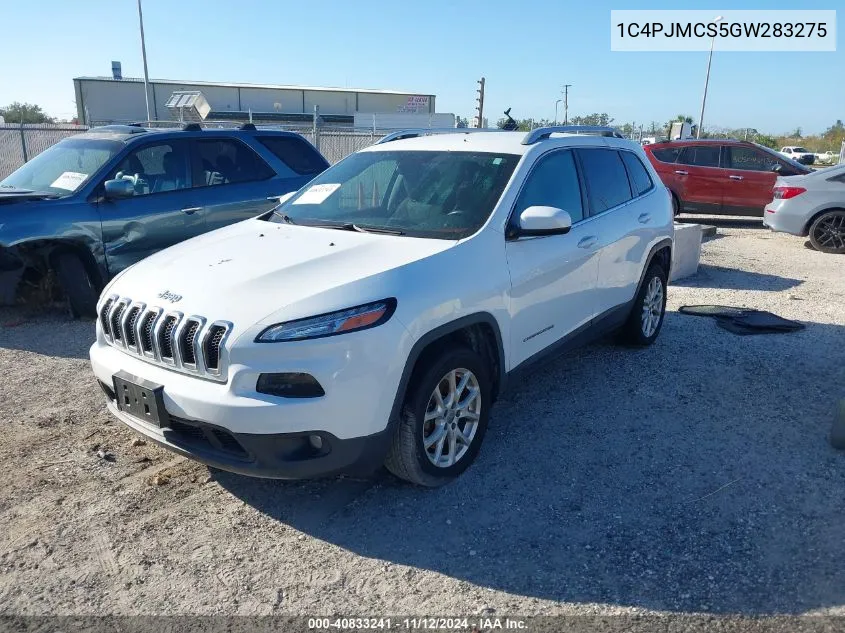 1C4PJMCS5GW283275 2016 Jeep Cherokee Latitude