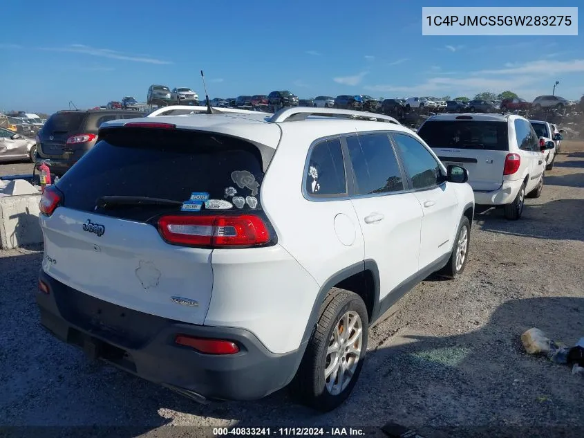 1C4PJMCS5GW283275 2016 Jeep Cherokee Latitude