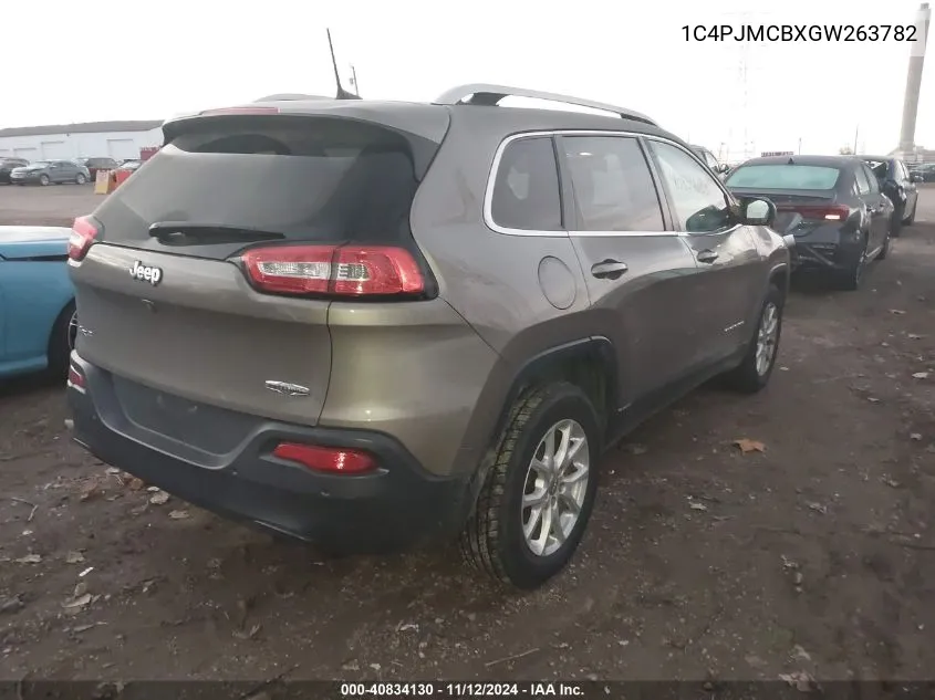 1C4PJMCBXGW263782 2016 Jeep Cherokee Latitude