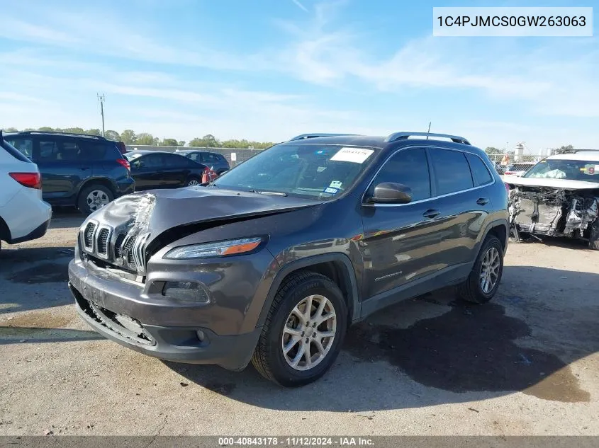 1C4PJMCS0GW263063 2016 Jeep Cherokee Latitude