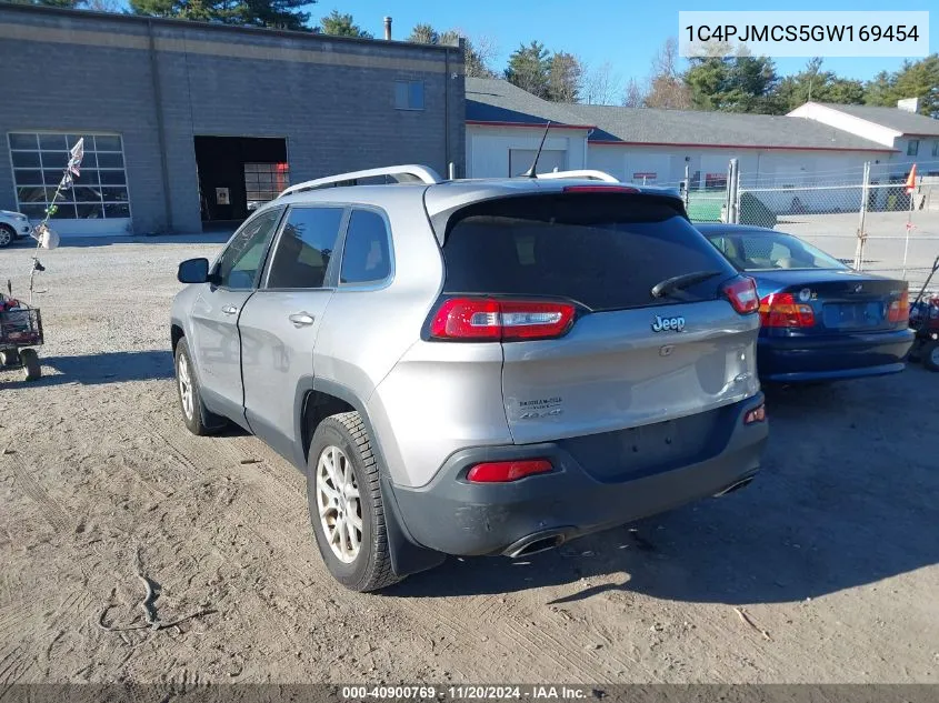 2016 Jeep Cherokee Latitude VIN: 1C4PJMCS5GW169454 Lot: 40900769