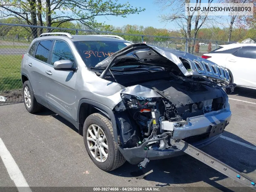 2017 Jeep Cherokee Latitude 4X4 VIN: 1C4PJMCSXHW588093 Lot: 39274656