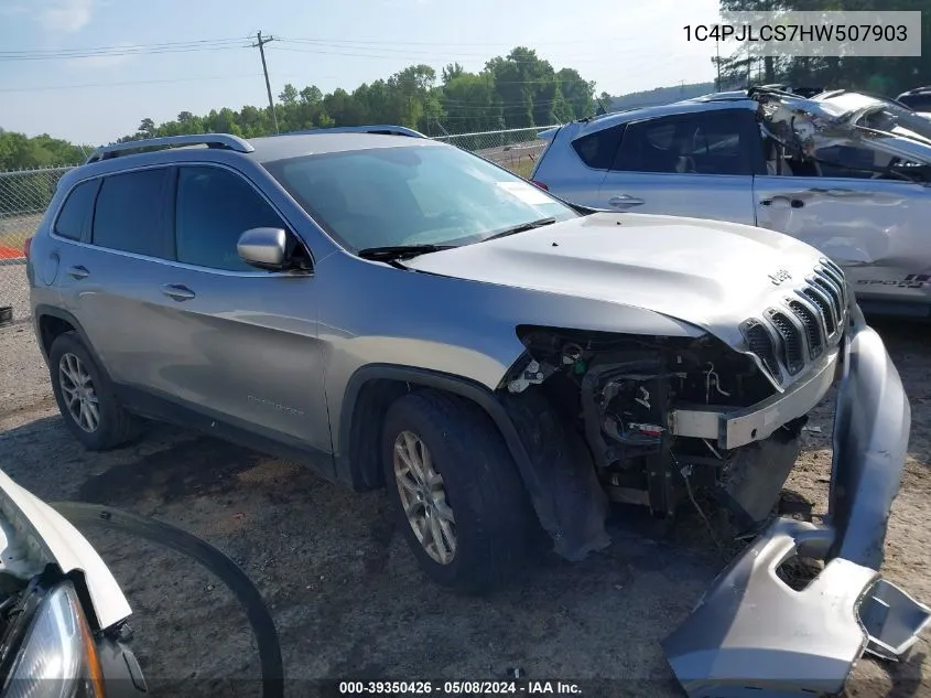 1C4PJLCS7HW507903 2017 Jeep Cherokee Latitude Fwd