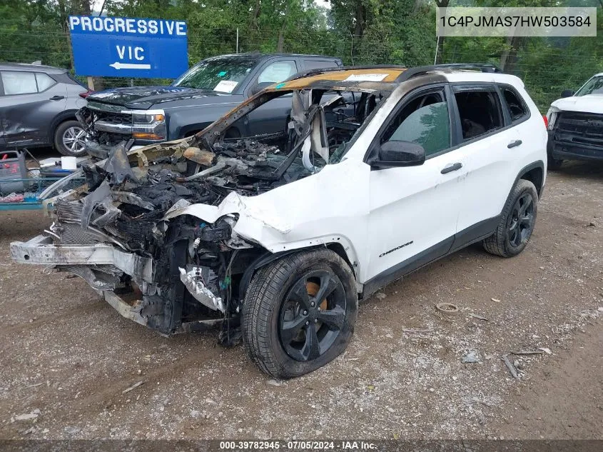 1C4PJMAS7HW503584 2017 Jeep Cherokee Altitude 4X4