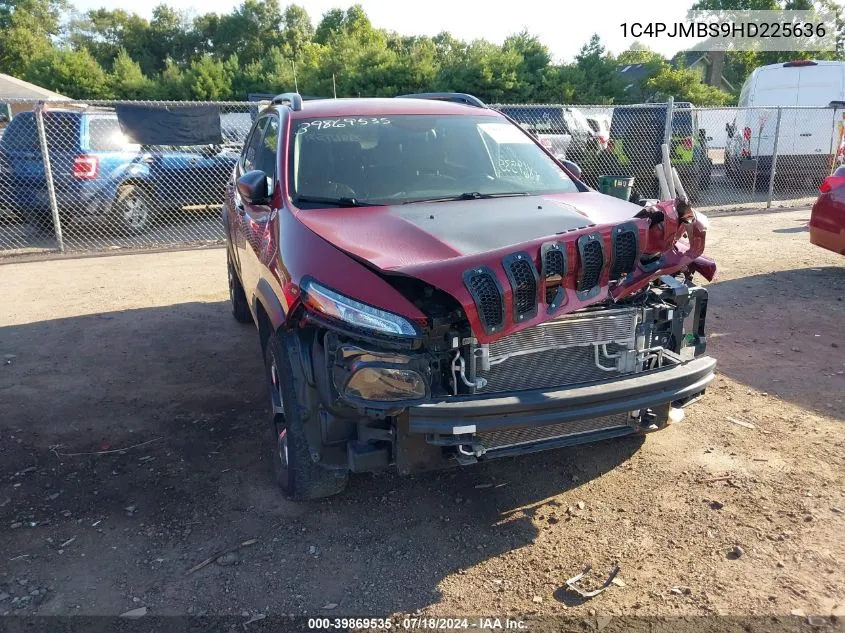 2017 Jeep Cherokee Trailhawk VIN: 1C4PJMBS9HD225636 Lot: 39869535